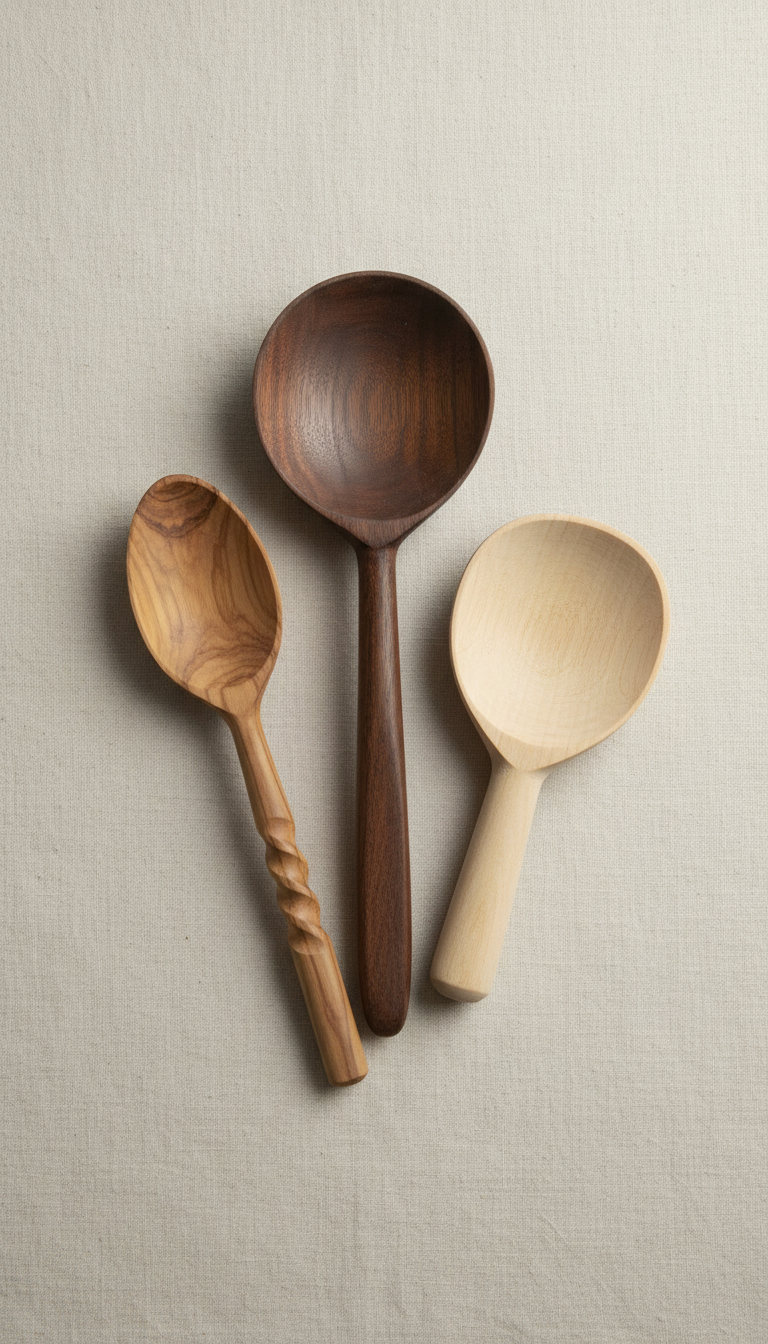Heirloom Wooden Spoon Set in Maple